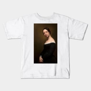 Portrait of Pauline Viardot by Ary Scheffer Kids T-Shirt